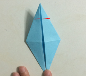 折り紙の イカ の簡単な折り方 折り紙オンライン