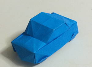 折り紙の 車 の簡単な折り方 平面と立体の2種類 折り紙オンライン