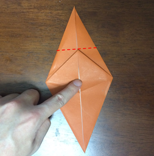 折り紙の立体的な リス の簡単な折り方 折り紙オンライン