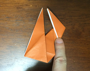 折り紙の立体的な リス の簡単な折り方 折り紙オンライン