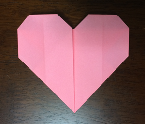 子供でもわずか一分 折り紙の ハート の簡単な折り方 折り紙オンライン