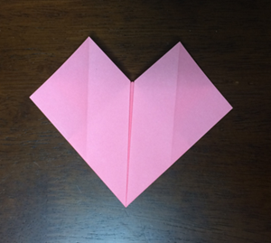 子供でもわずか一分 折り紙の ハート の簡単な折り方 折り紙オンライン