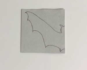 折り紙で作る こうもり の切り絵 折り紙オンライン