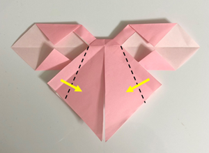 折り紙の立体的で可愛い リボン の折り方 折り紙オンライン
