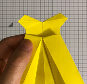 折り紙のかわいい ドレス の簡単な折り方 折り紙オンライン