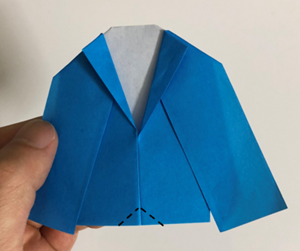 折り紙の ジャケット の簡単な折り方 折り紙オンライン